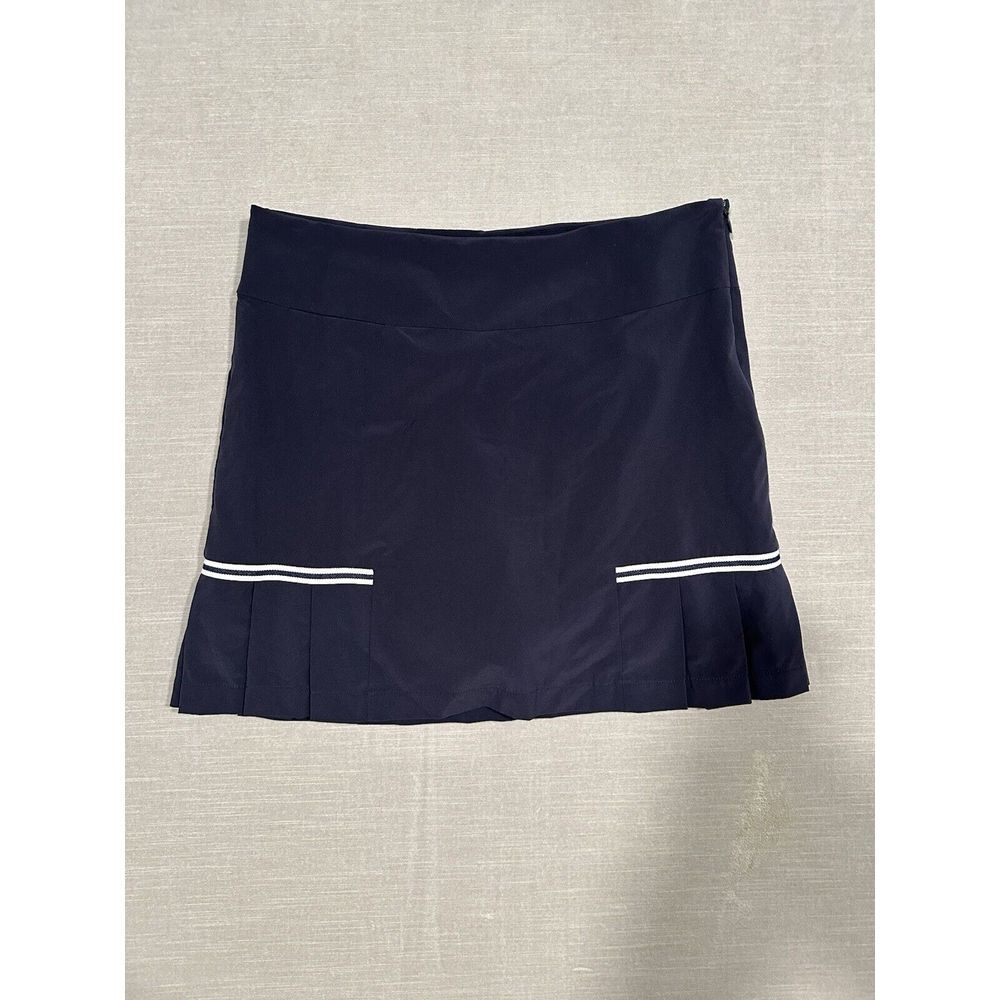 Womens Golftini Blueberry Side Pleated Golf Skort Size 4 Navy Tennis Pickleball